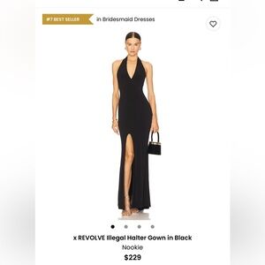Nookie Elegant Black Maxi Dress